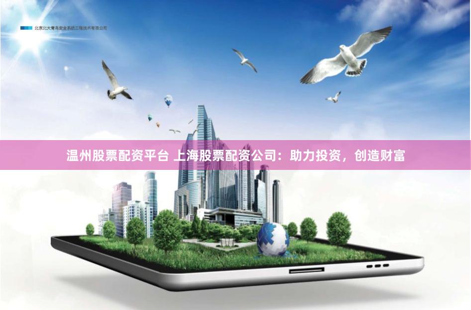 温州股票配资平台 上海股票配资公司：助力投资，创造财富